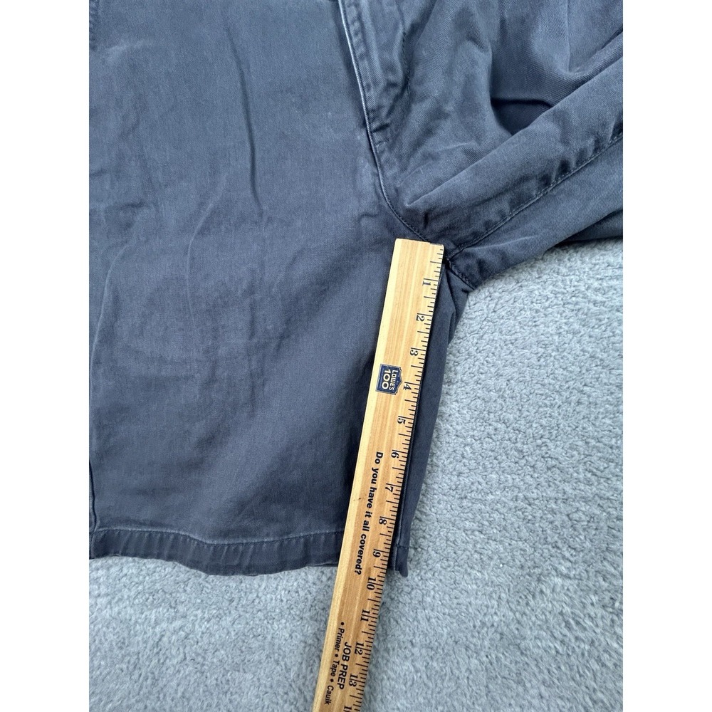 Eddie Bauer Shorts Mens Size 38 Black Solid 9" Inseam Casual Chino Cotton - Picture 7 of 12